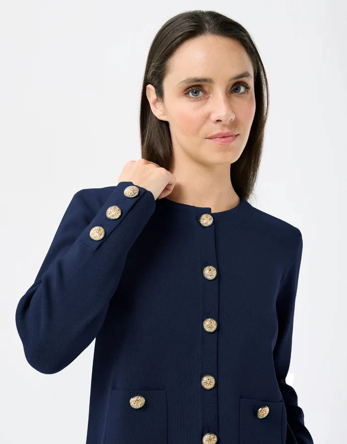 Cardigans blauw Léo & Ugo