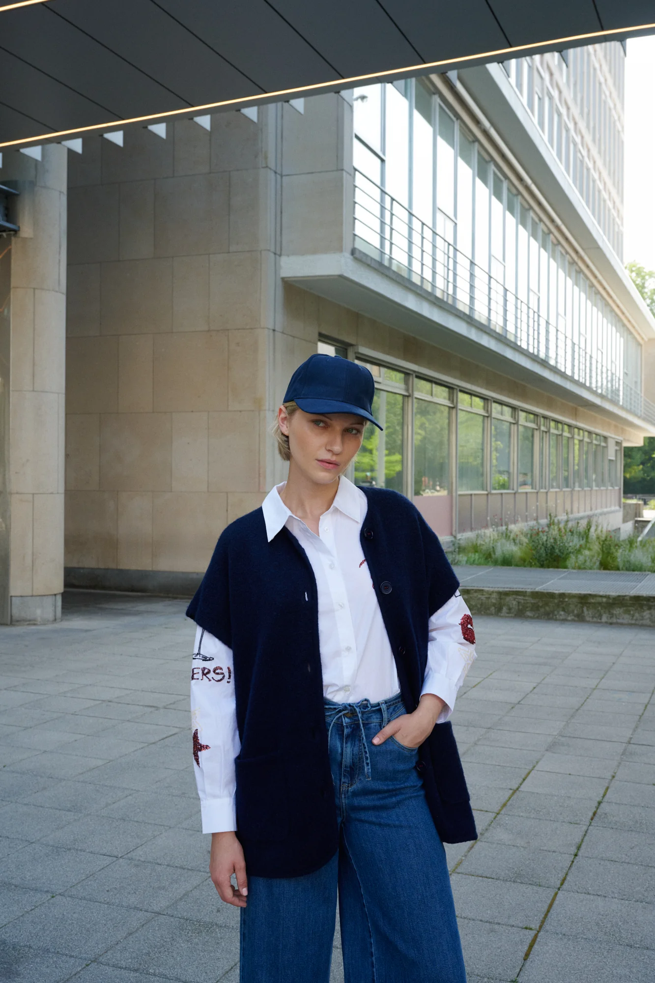 Cardigans blauw Mayerline - Image 2