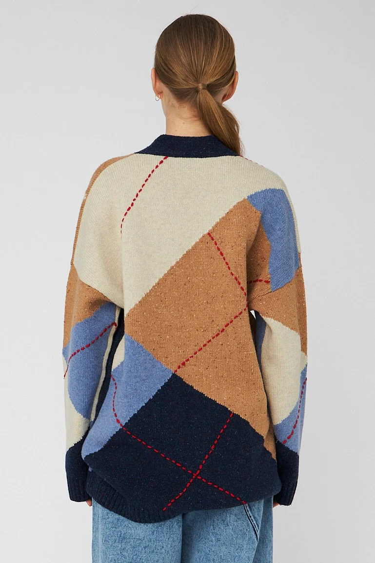 Cardigans blauw STELLA NOVA - Image 2