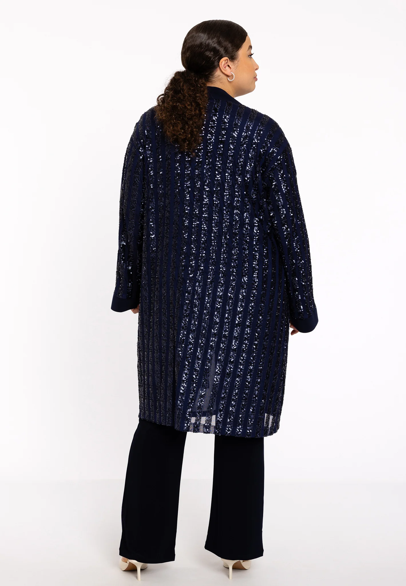Cardigans blauw Yoek - Image 2