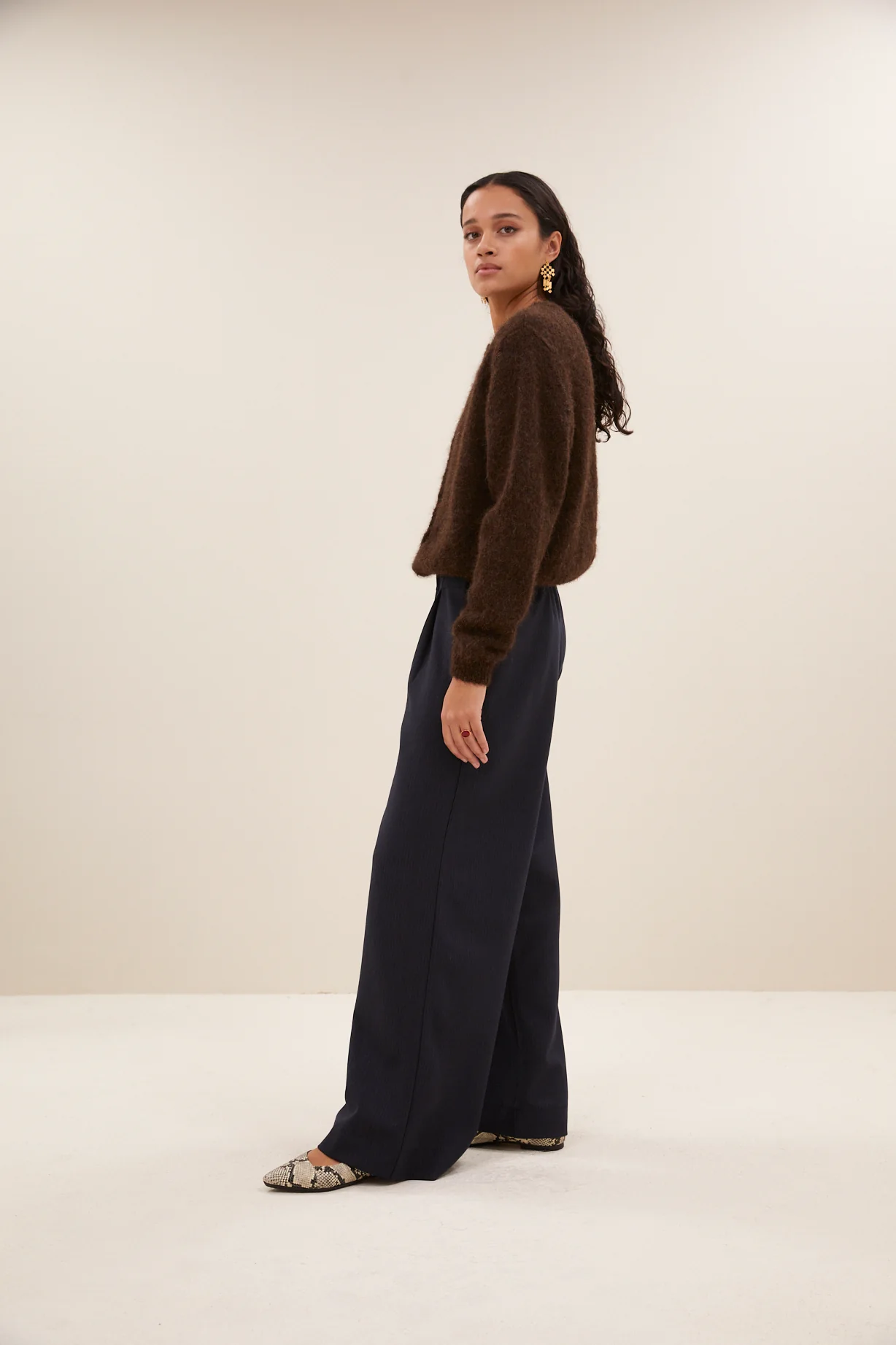Cardigans bruin by-bar - Image 2
