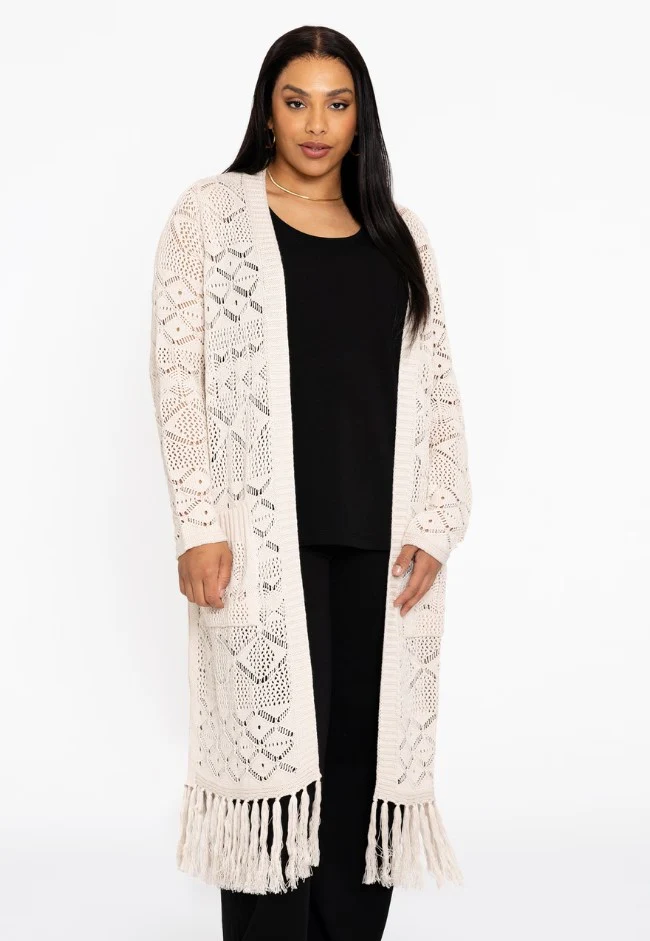 Cardigans bruin Yoek