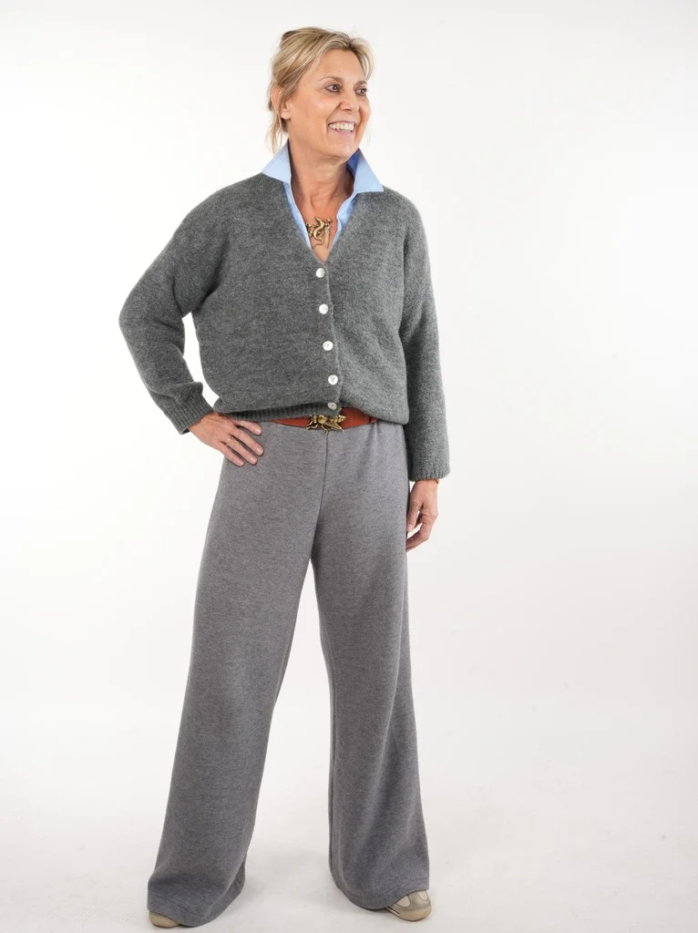 Cardigans grijs BLACK ROSE
