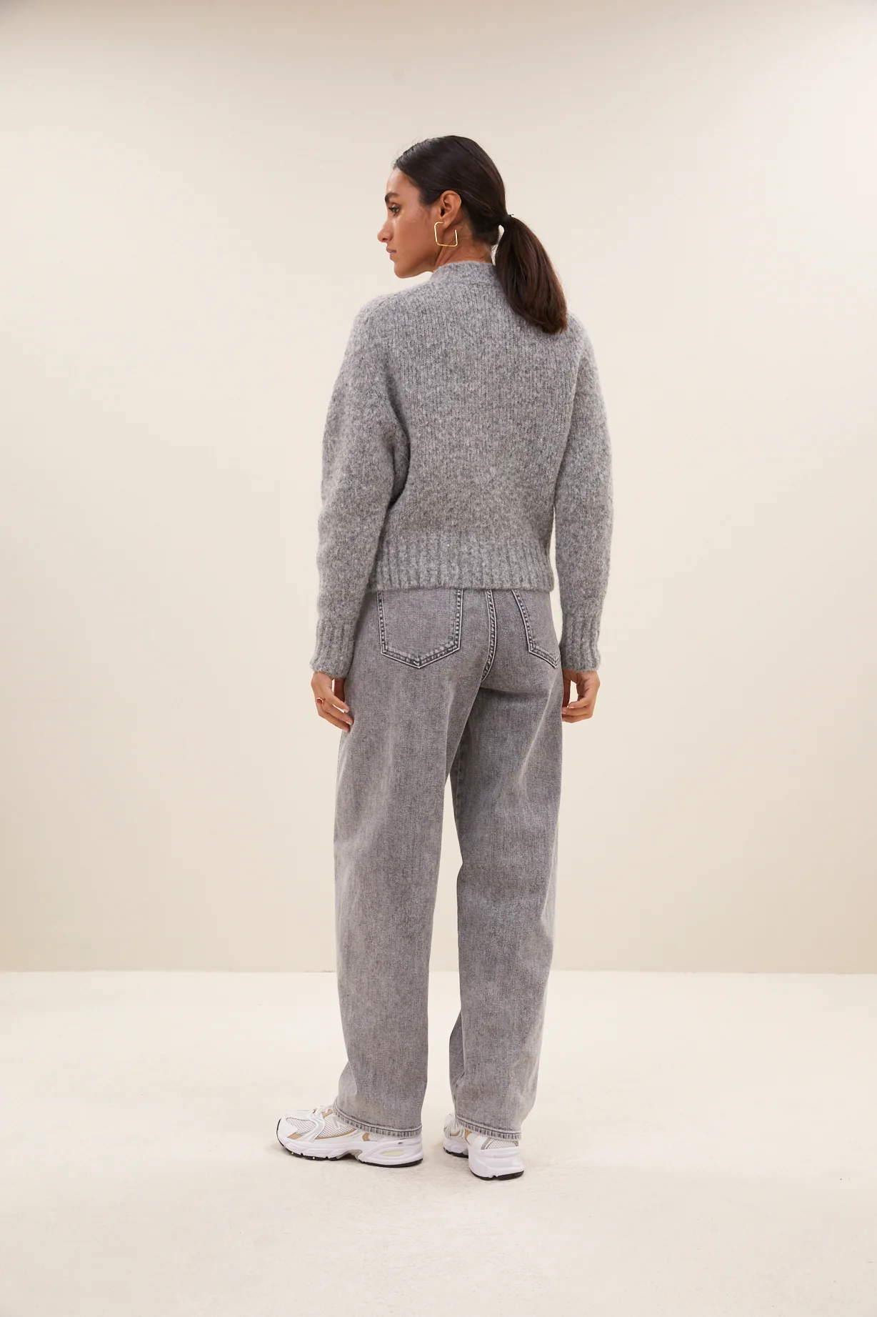 Cardigans grijs by-bar - Image 4