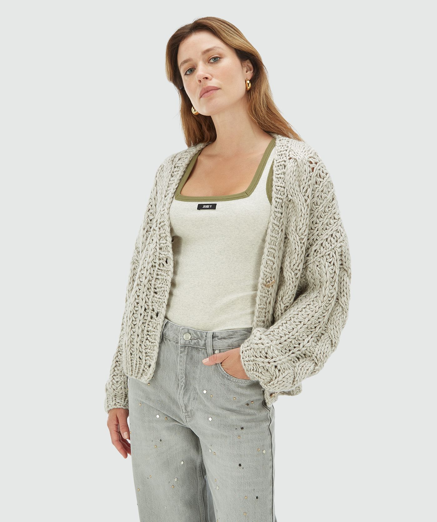 Cardigans grijs JOSH V
