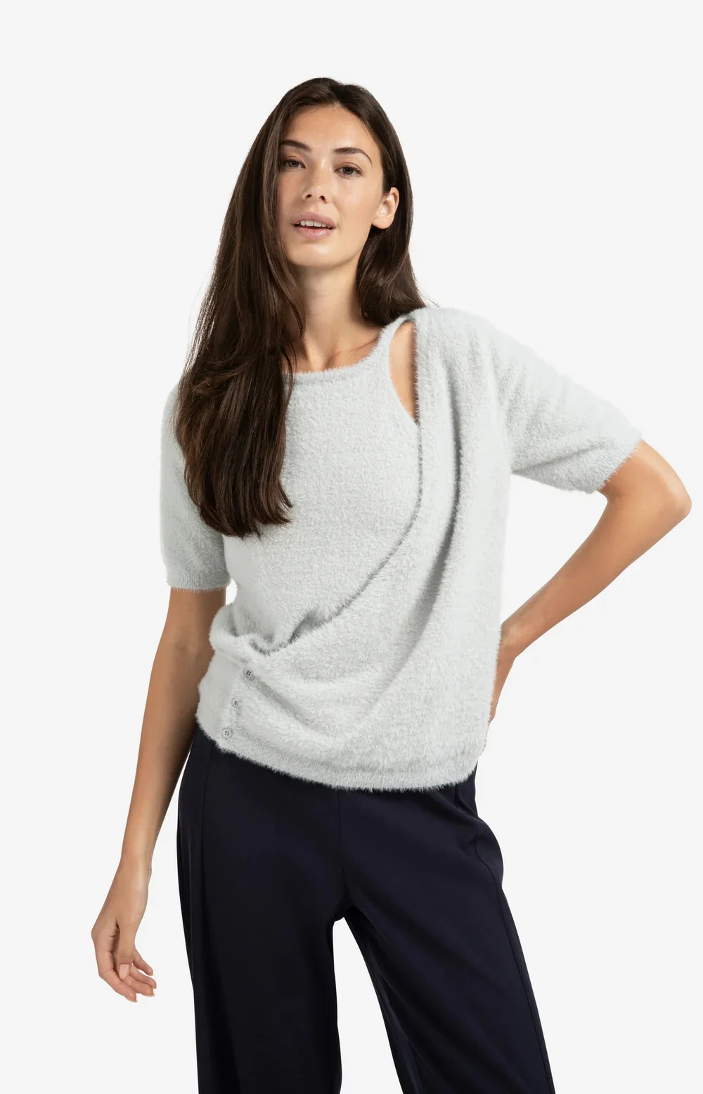 Cardigans grijs YAYA