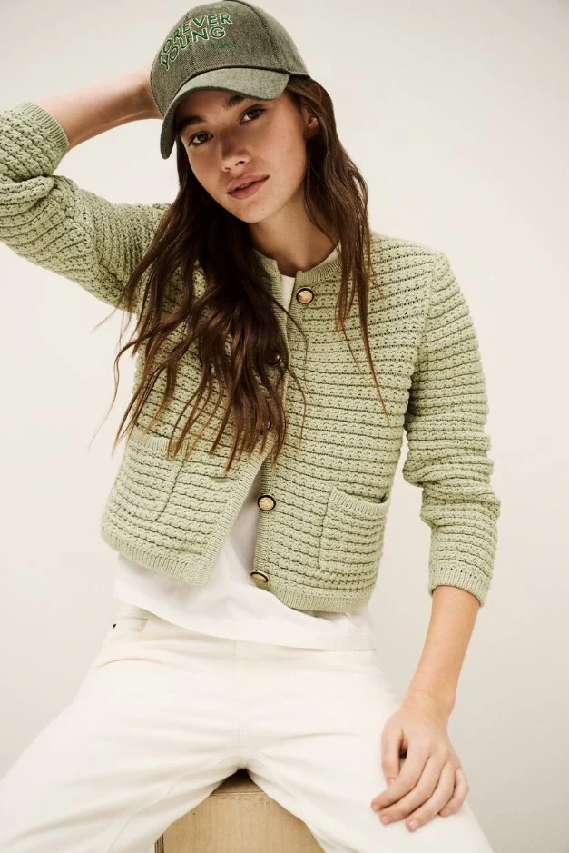 Cardigans groen ba&sh