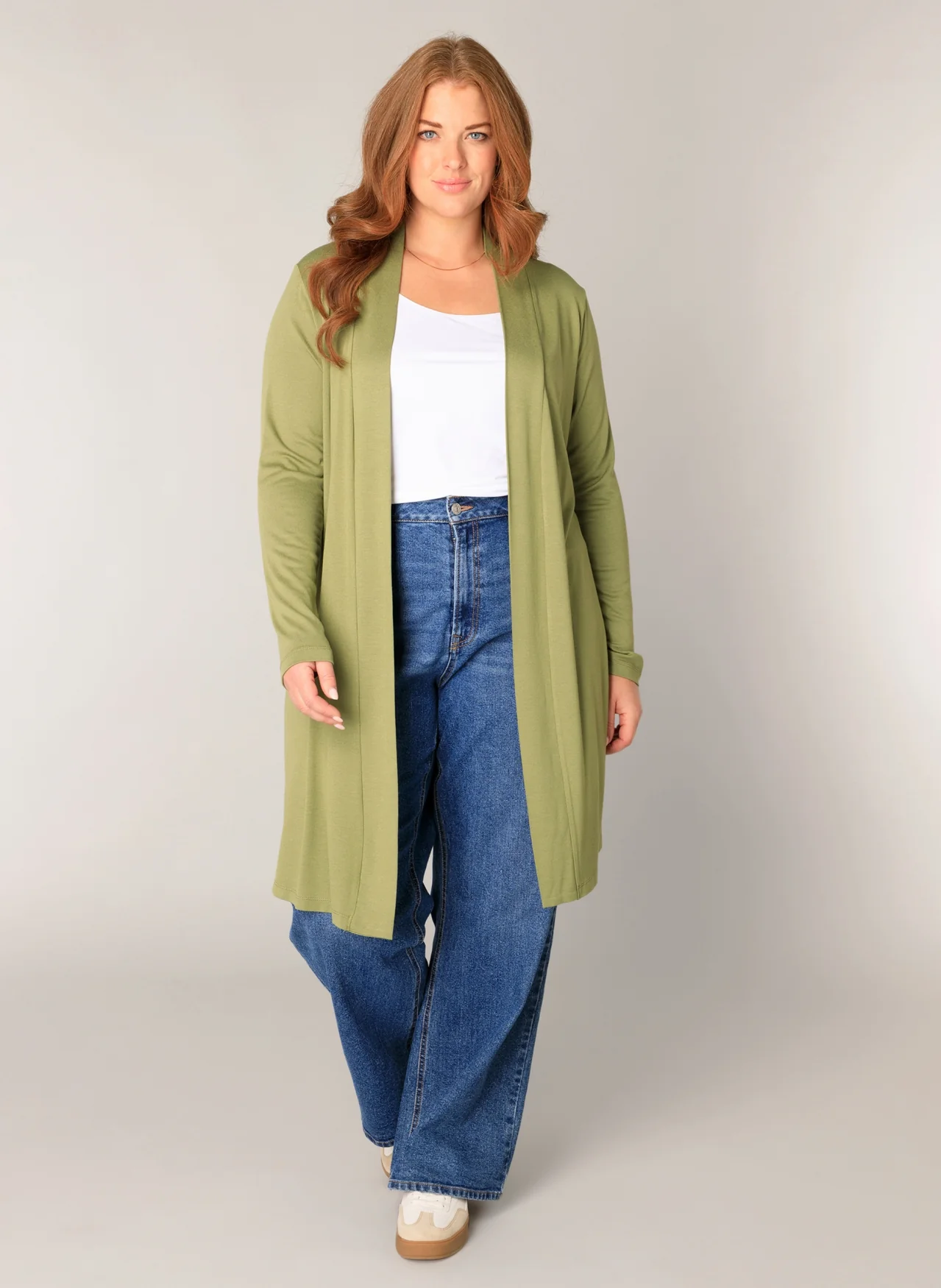 Cardigans groen yest curve - Image 3