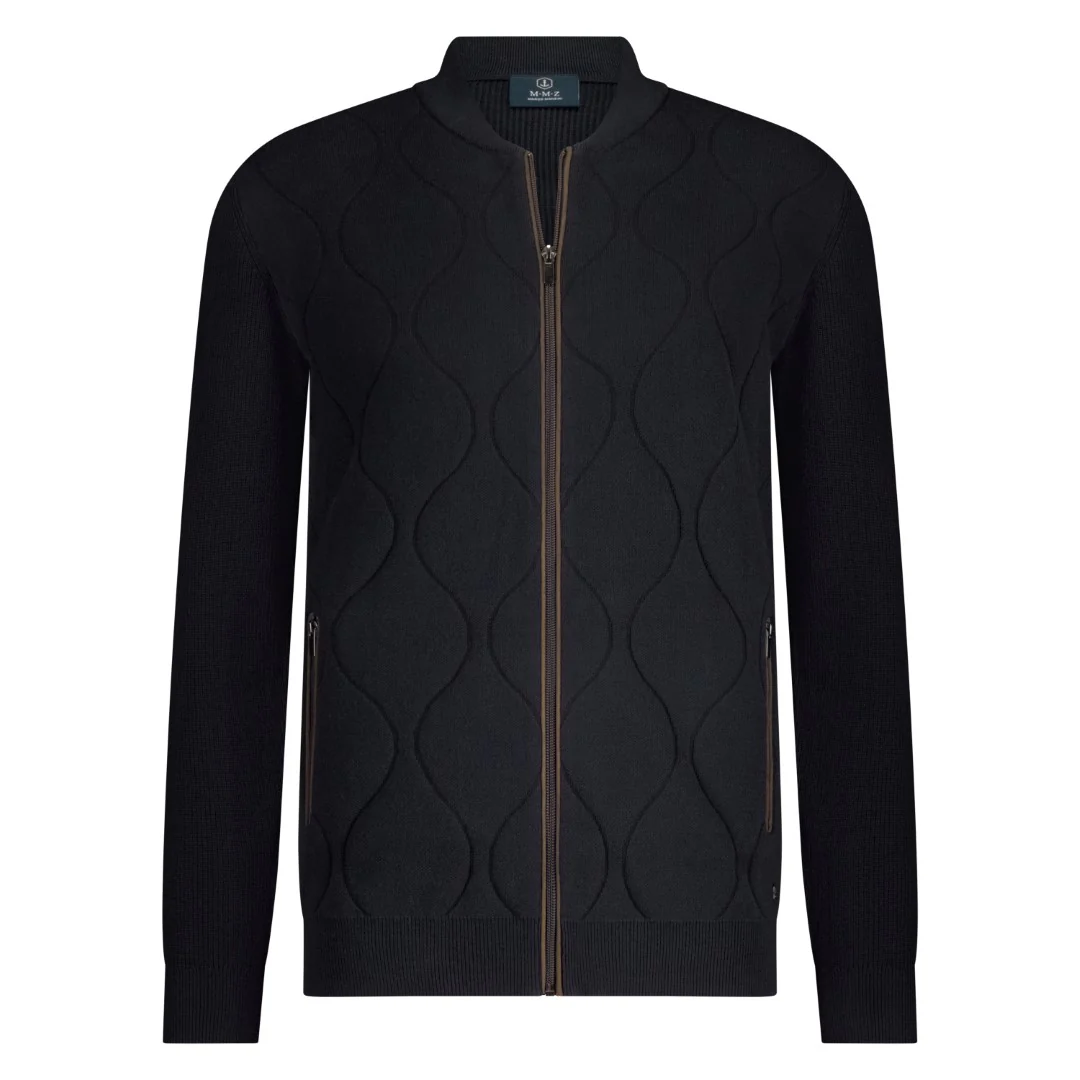Cardigans navy Marco Manzini