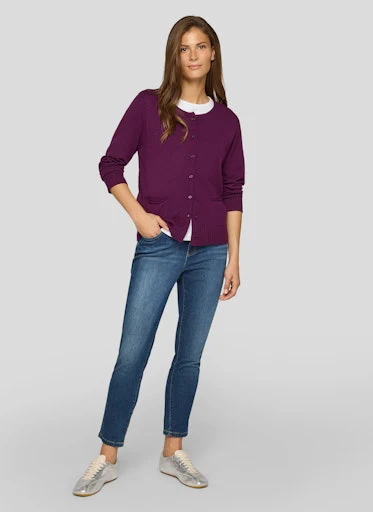 Cardigans paars Rabe