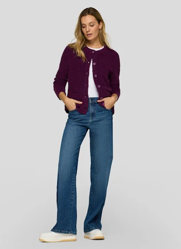 Cardigans paars Rabe