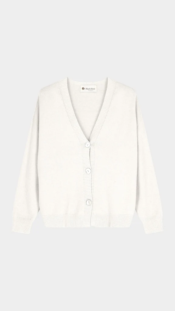 Cardigans wit BLACK ROSE
