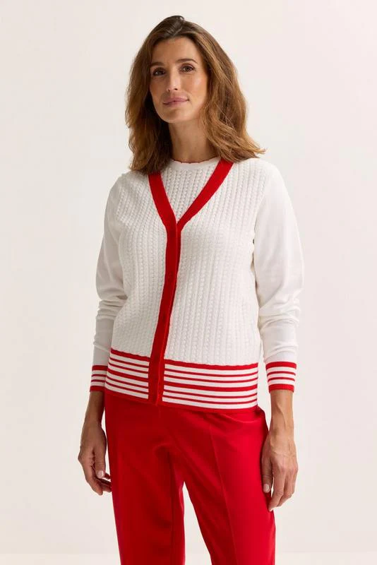 Cardigans wit Mayerline