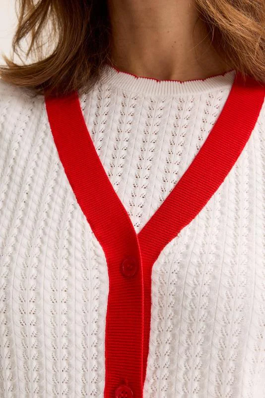 Cardigans wit Mayerline - Image 5
