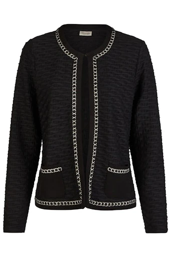 Cardigans zwart Barbara Lebek
