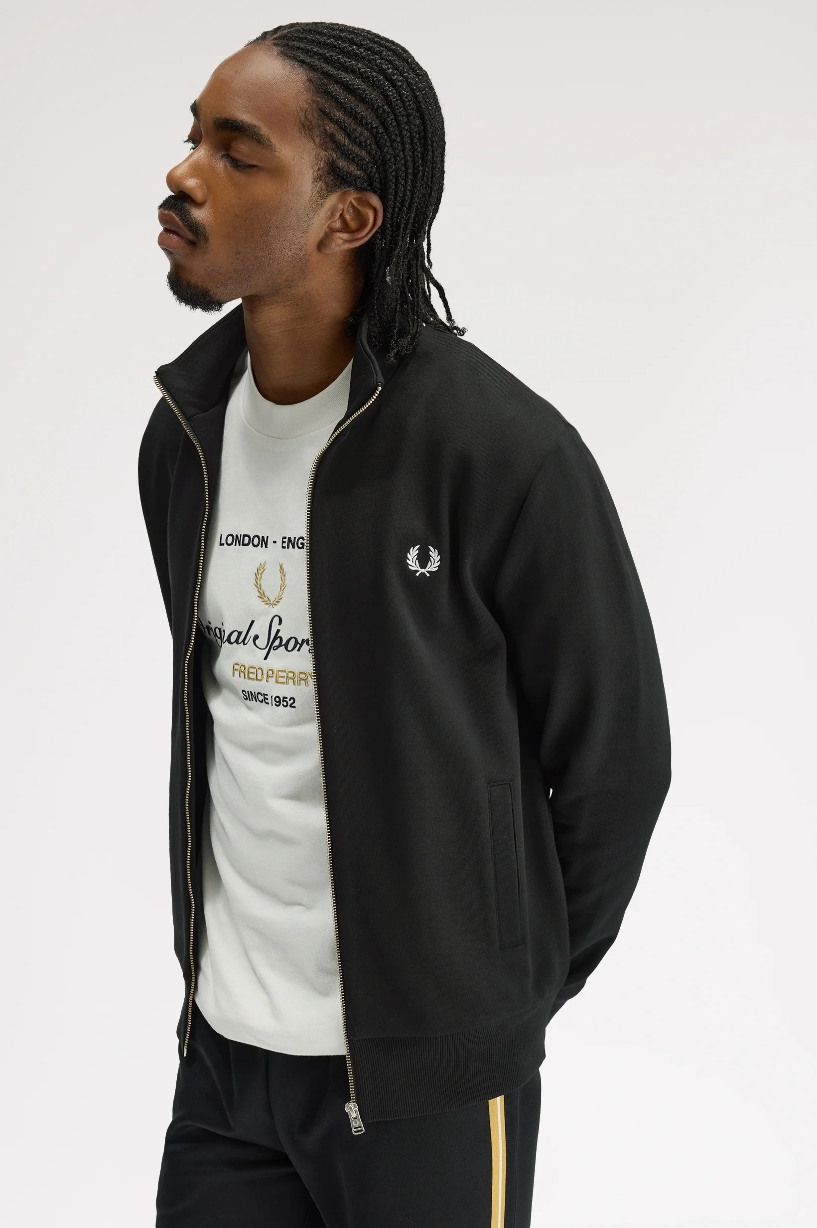 Cardigans zwart Fred Perry