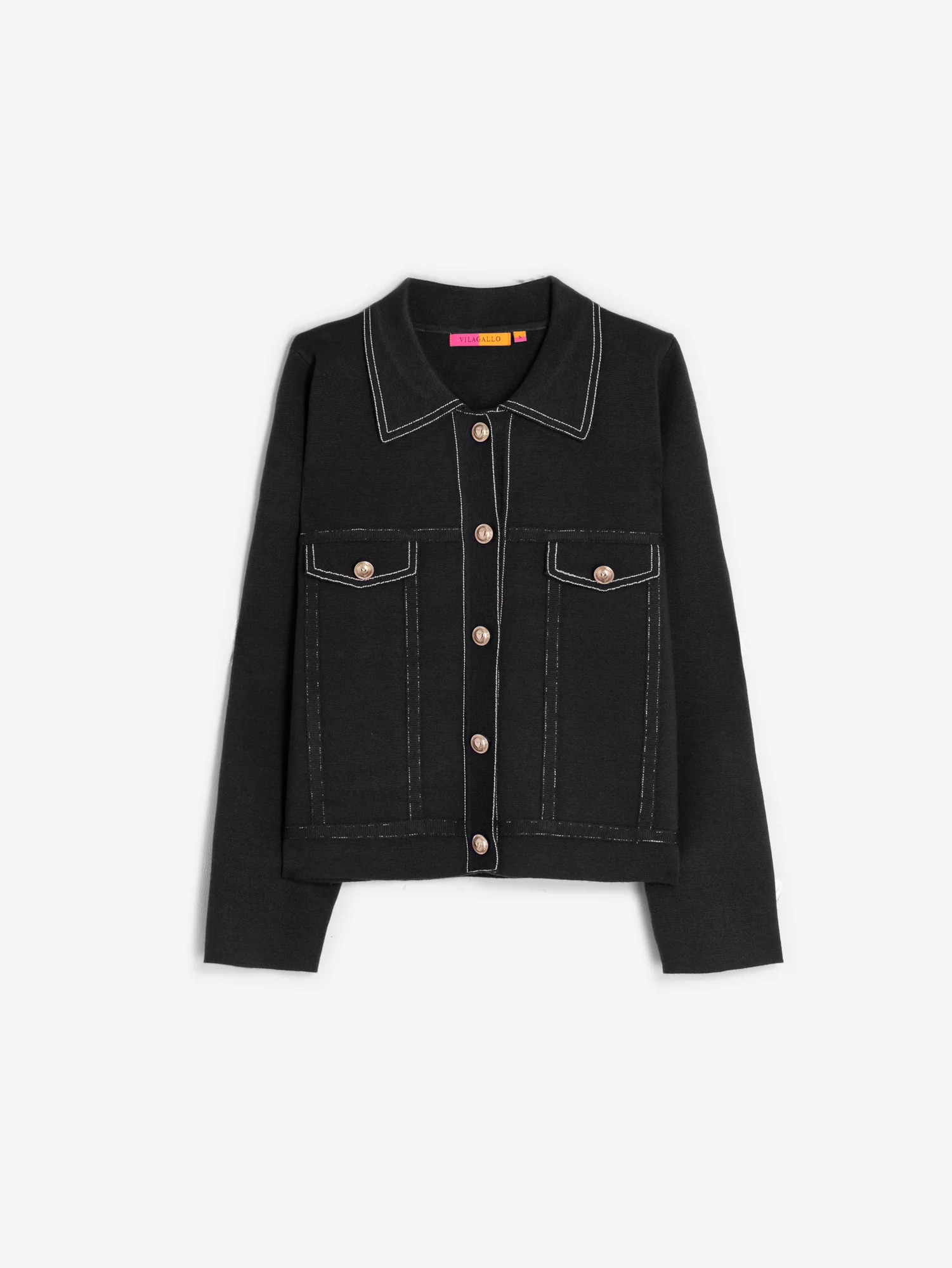 Cardigans zwart Vilagallo - Image 4