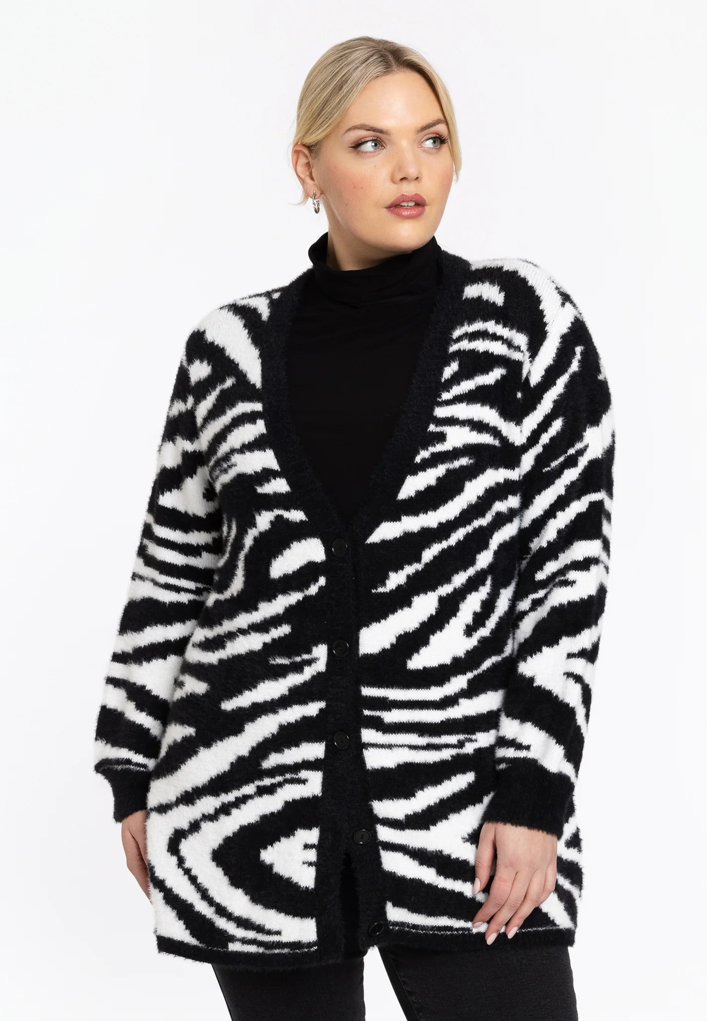 Cardigans zwart Yoek