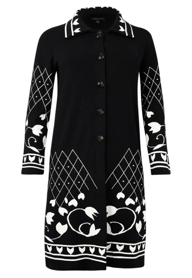 Cardigans zwart Yoek - Image 3