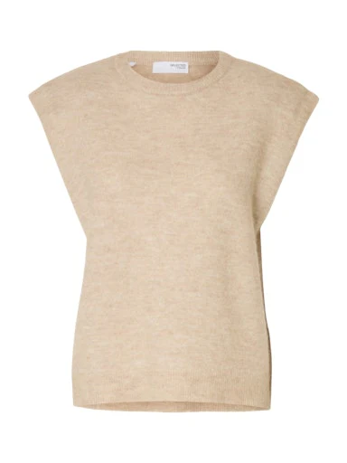 Debardeurs beige Selected FEMME