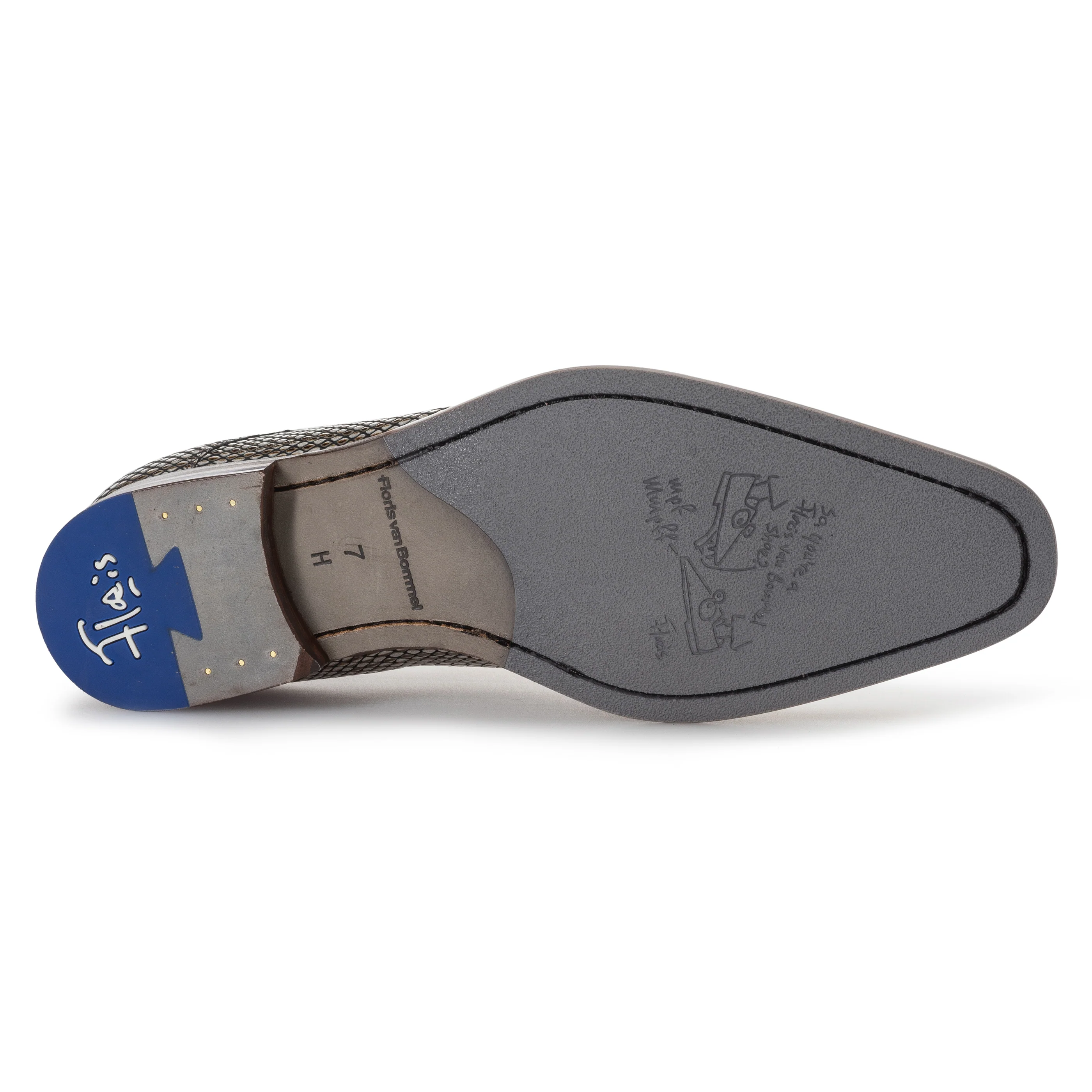 Geklede schoenen grijs Floris Van Bommel - Image 5