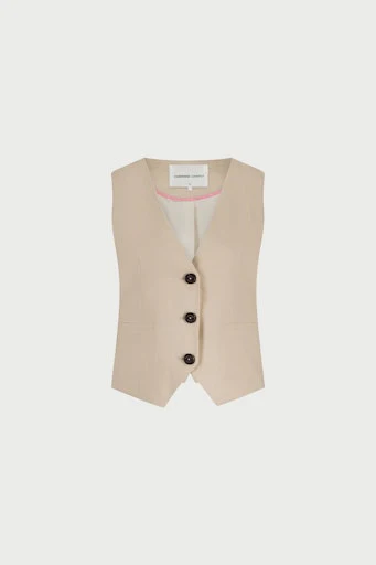 Gilets beige Fabienne Chapot