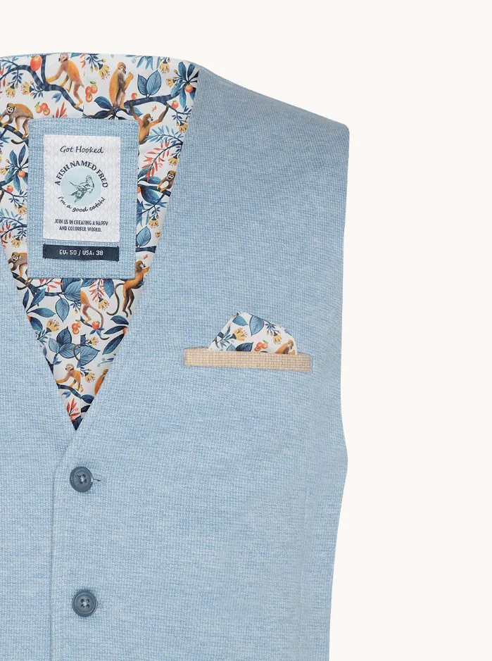 Gilets blauw A Fish Named Fred - Image 3