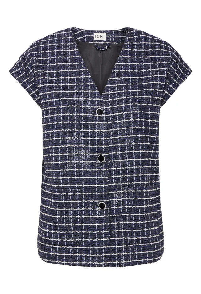 Gilets blauw ICHI - Image 2