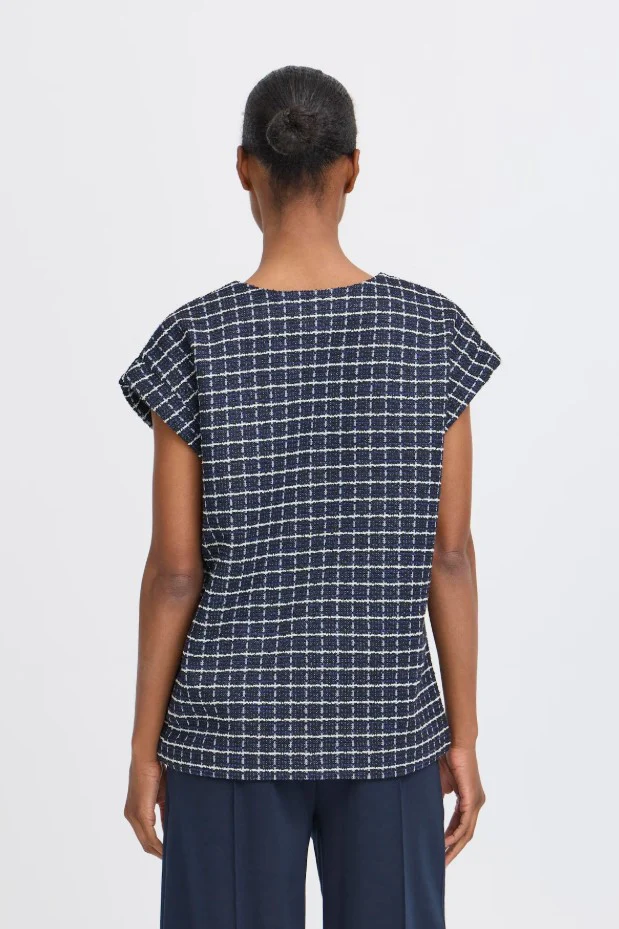 Gilets blauw ICHI - Image 3