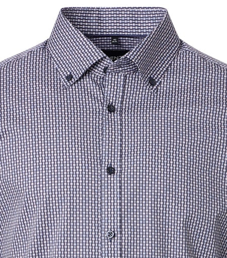 Hemden extra lange mouw blauw VENTI - Image 3