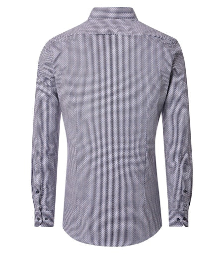 Hemden extra lange mouw blauw VENTI - Image 4