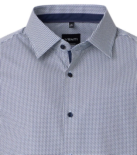 Hemden extra lange mouw blauw VENTI - Image 3