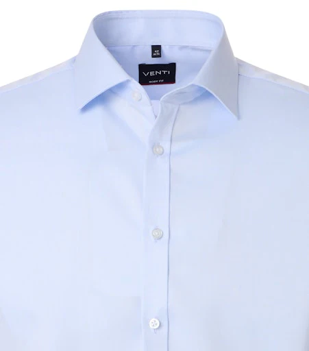 Hemden extra lange mouw blauw VENTI - Image 3