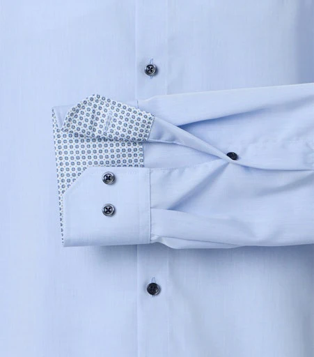 Hemden extra lange mouw blauw VENTI - Image 2