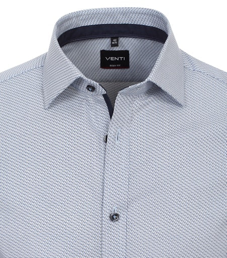 Hemden extra lange mouw blauw VENTI - Image 3