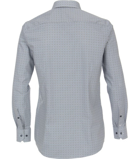 Hemden extra lange mouw blauw VENTI - Image 4