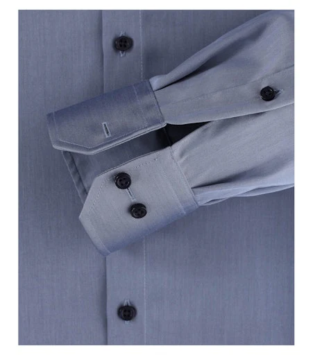 Hemden extra lange mouw blauw VENTI - Image 2