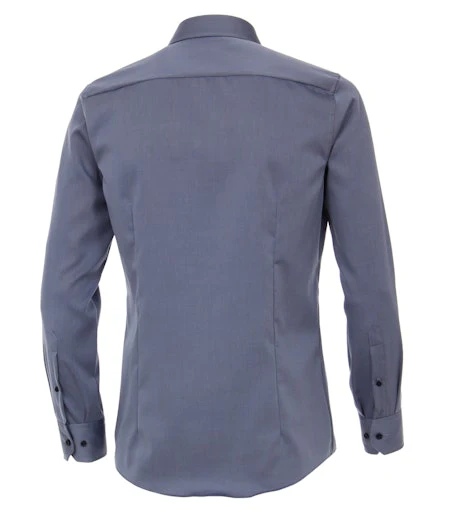 Hemden extra lange mouw blauw VENTI - Image 4