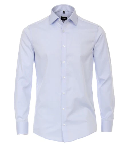 Hemden extra lange mouw blauw VENTI