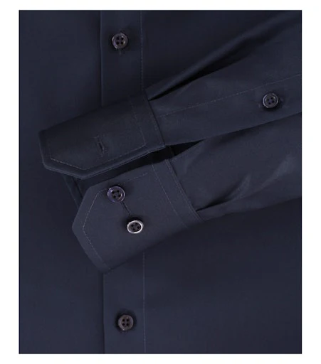 Hemden extra lange mouw blauw VENTI - Image 2