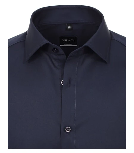 Hemden extra lange mouw blauw VENTI - Image 3