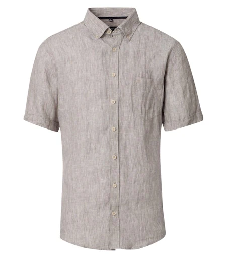 Hemden korte mouw beige Casa Moda