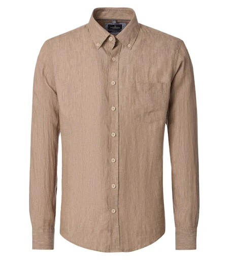 Hemden korte mouw beige Casa Moda