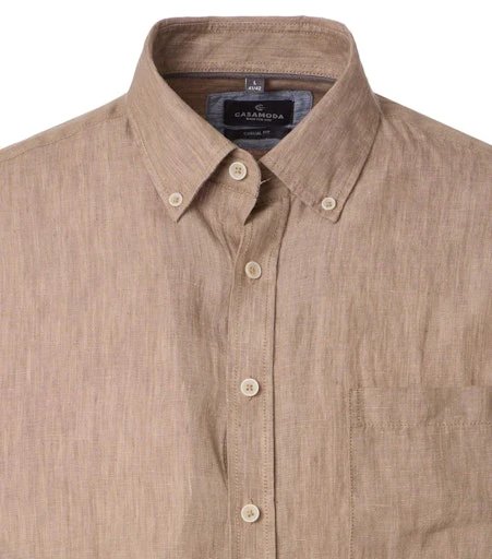 Hemden korte mouw beige Casa Moda - Image 3
