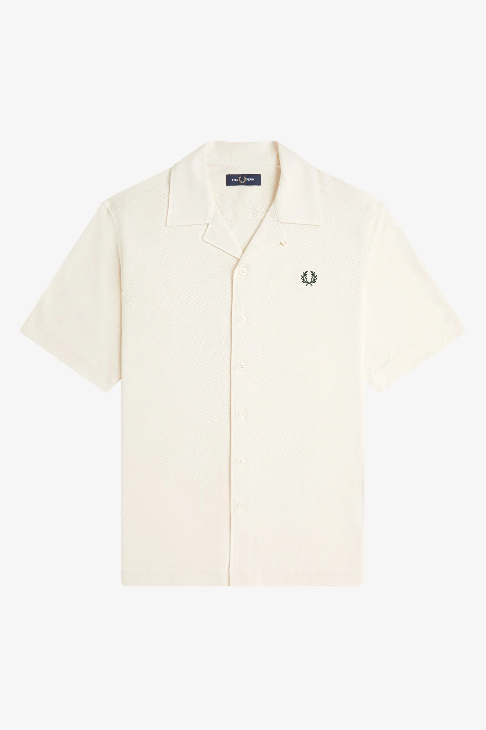 Hemden korte mouw beige Fred Perry - Image 3