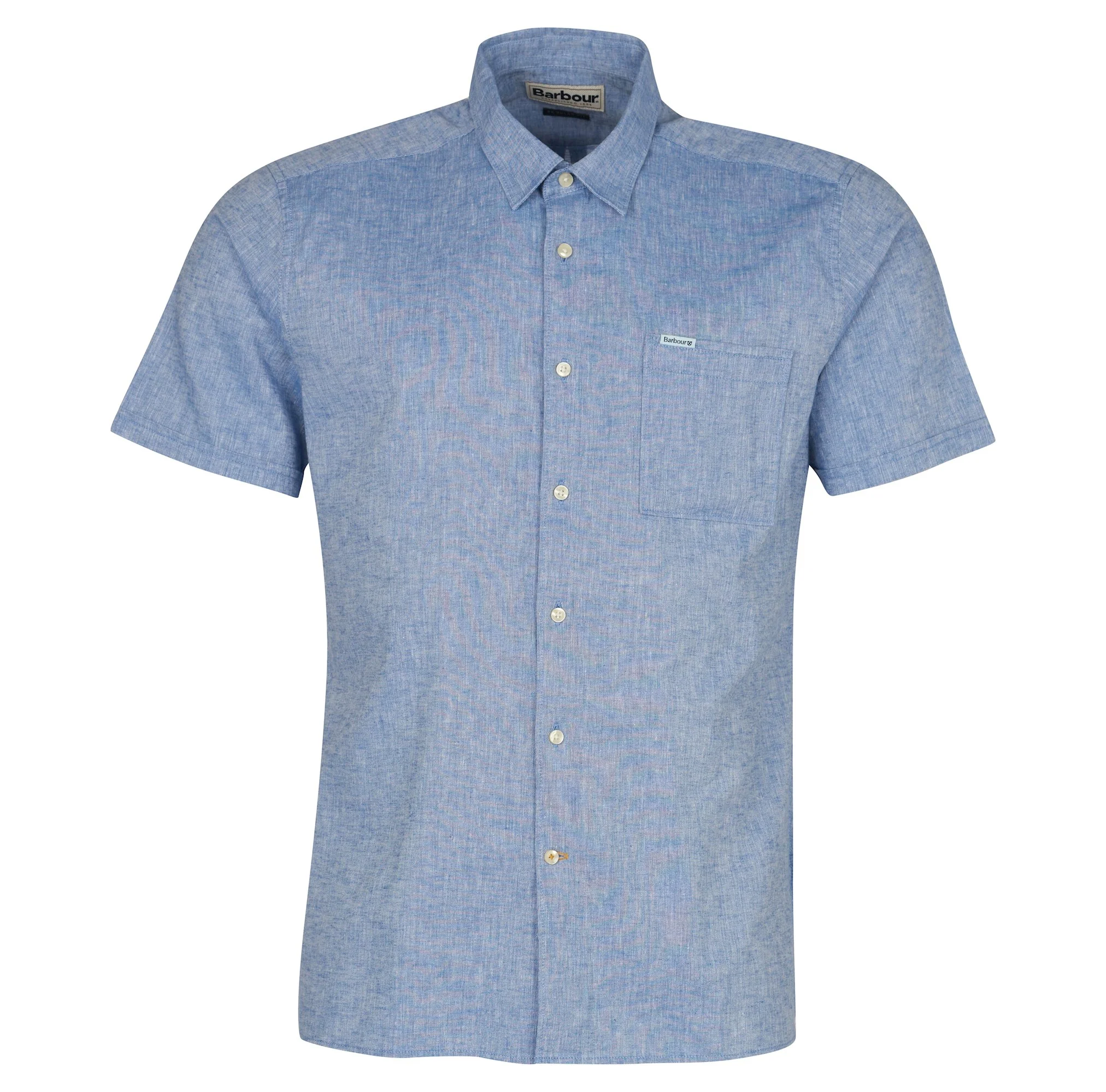 Hemden korte mouw blauw Barbour - Image 2