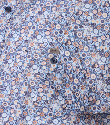 Hemden korte mouw blauw Casa Moda - Image 2