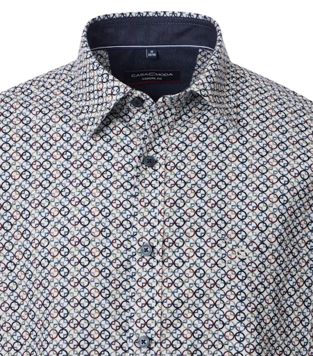 Hemden lange mouw blauw Casa Moda - Image 3