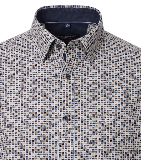 Hemden lange mouw blauw Casa Moda - Image 3