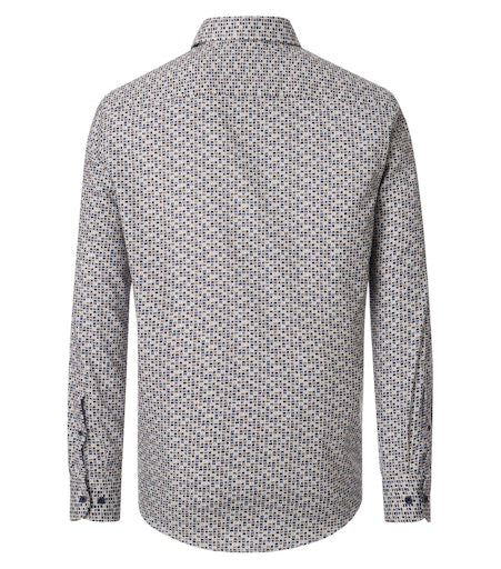 Hemden lange mouw blauw Casa Moda - Image 4